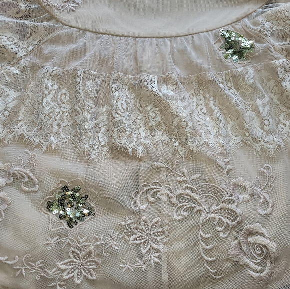Odd Molly Anthropologie Lace Mesh Cardigan, VGUC, Size S - Picture 6 of 8